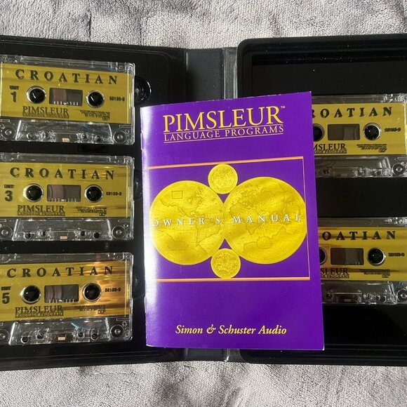 Pimsleur Croatian Cassette Tapes: Language Program Learn to Speak 10 Lessons - Picture 2 of 4